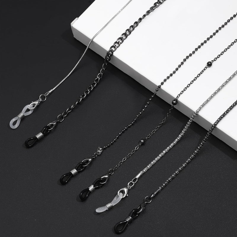NEWITIN 11 Pieces Eyeglass Chains for Women Sunglasses Strap Holders Sunglasses Mask Necklace Lanyard for Women Men - Image 3